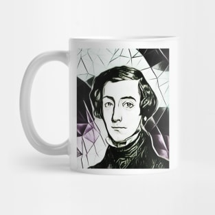 Alexis de Tocqueville Black And White Portrait | Alexis de Tocqueville Artwork 3 Mug